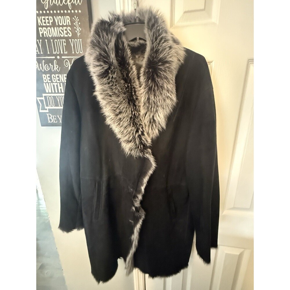 Dominic Bellísimo Black Toscana shearling Coat